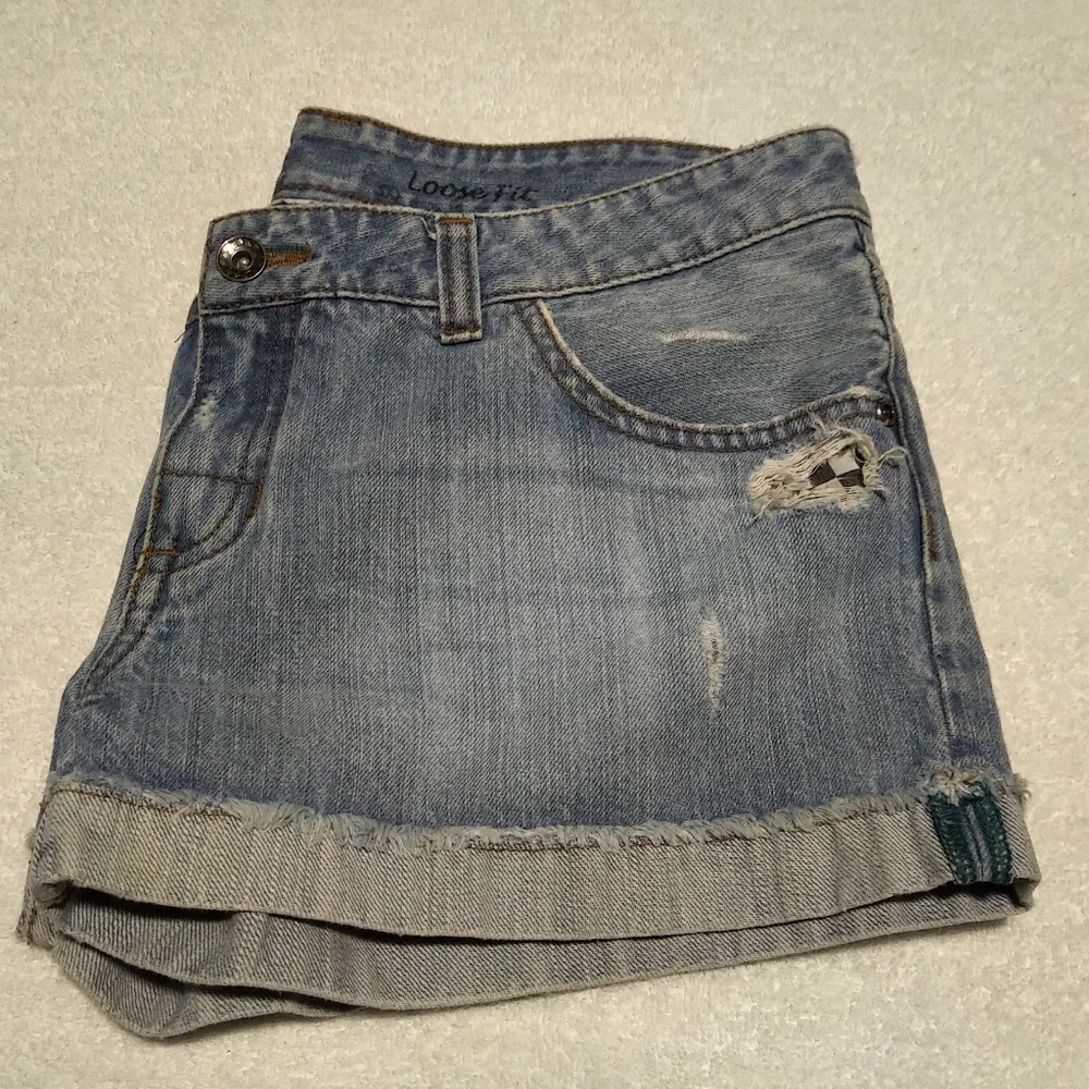 Vans Blue Denim Shorts - Size 7